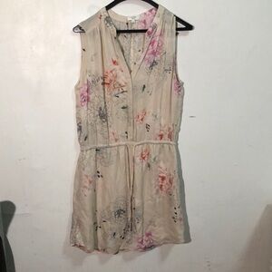 BABATON Floral Sleeveless Dress - Cream